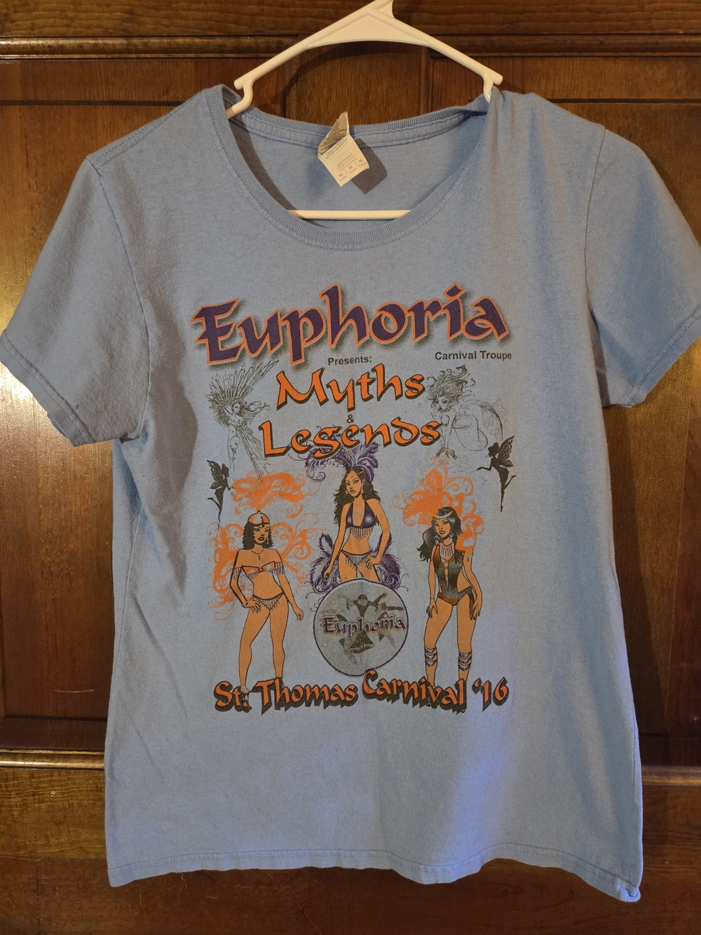 Fruit of the Loom Light Blue "Euphoria Myths & Legends" Kids Graphic Tee